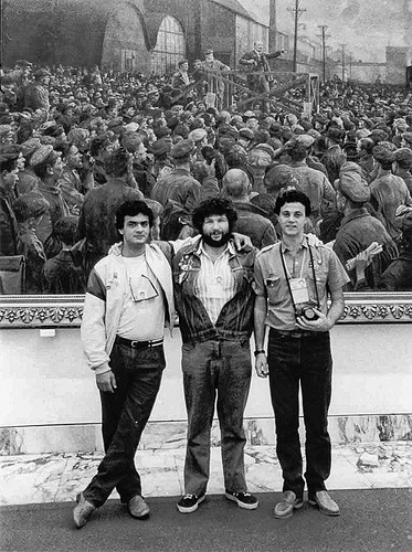 Aécio Neves e Sílvio Tendler – Congresso Internacional da Juventude – Moscou – 1985