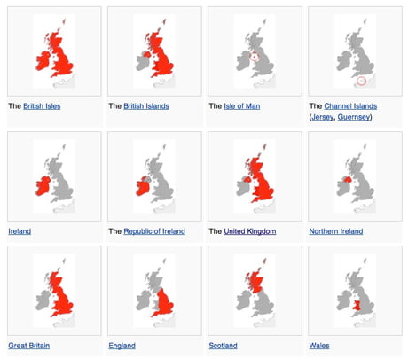 Entenda Reuno Unido, Grã-Bretânia, Inglaterra, etc, etc em um imagem